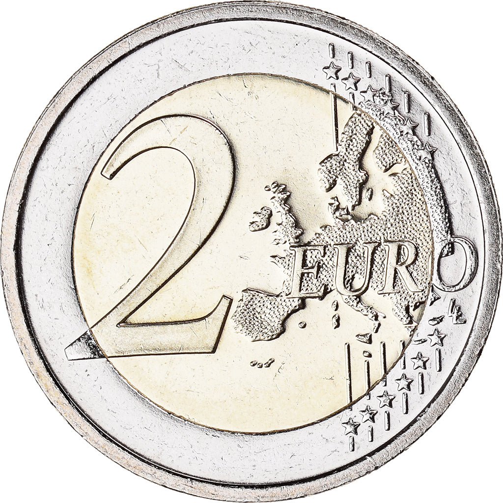 REPUBBLICA D’IRLANDA, 2 Euro, EMU, 10th Anniversary, 2009, SPL+, Bi-metallico