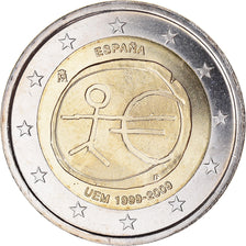 Spain, 2 Euro, EMU, 2009, Madrid, MS(63), Bi-Metallic, KM:1074