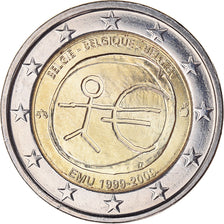 Belgique, 2 Euro, 10th Anniversary of EMU, 2009, SUP+, Bimétallique, KM:282