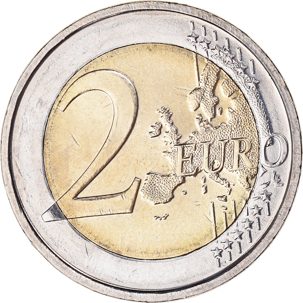Belgique, 2 Euro, 10th Anniversary of EMU, 2009, SUP+, Bimétallique, KM:282