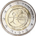 Netherlands, 2 Euro, 10 ans de l'Euro, 2009, MS(64), Bi-Metallic, KM:281