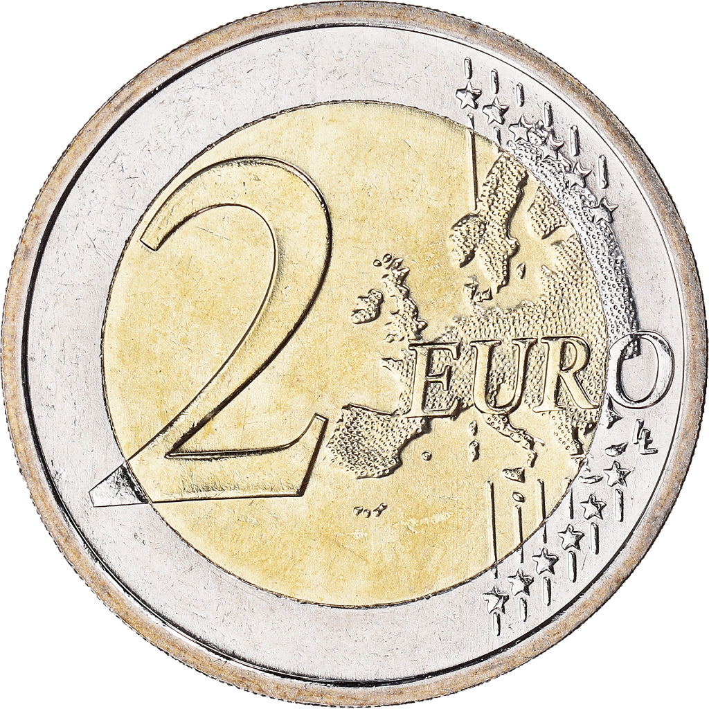 Slovakia, 2 Euro, EMU 10th Anniversary, 2009, Kremnica, MS(64), Bi-Metallic