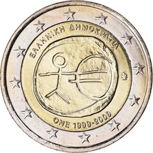 Greece, 2 Euro, EMU, 2009, Athens, MS(63), Bi-Metallic, KM:227