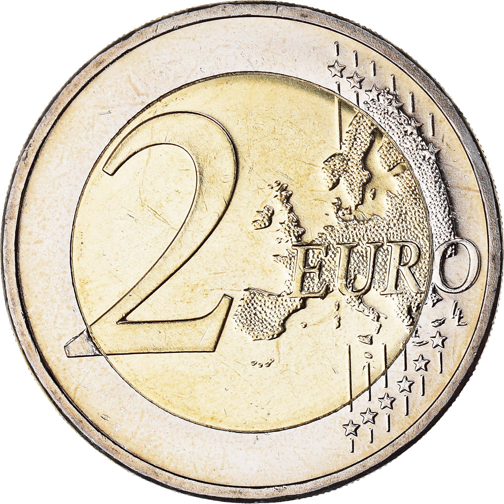 Alemania, 2 Euro, EMU, 2009, Stuttgart, SC, Bimetálico, KM:277