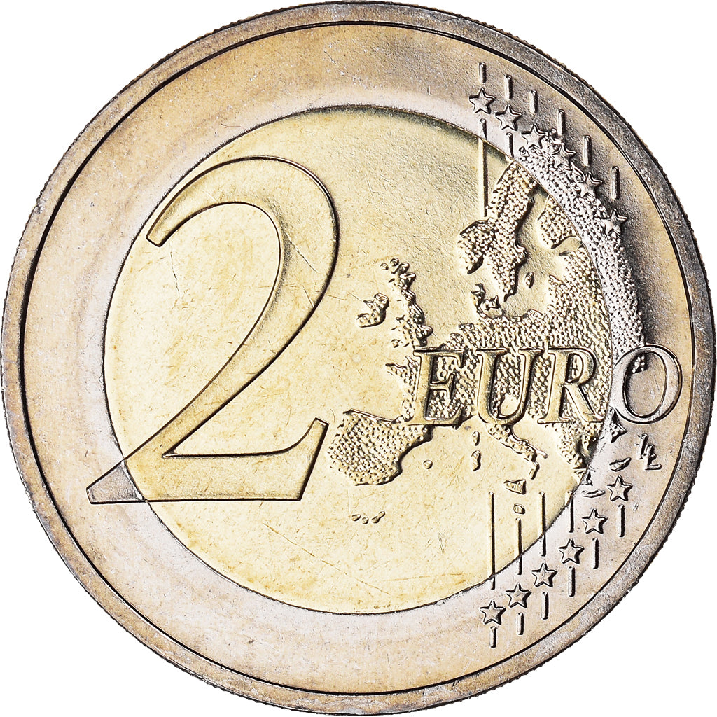 Germania, 2 Euro, EMU, 2009, Karlsruhe, SPL, Bi-metallico, KM:277
