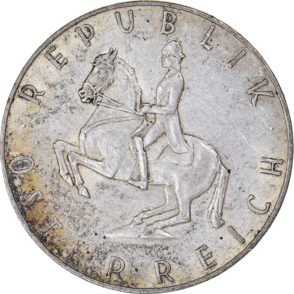 Moneta, Austria, 5 Schilling, 1961, VF(20-25), Srebro, KM:2889