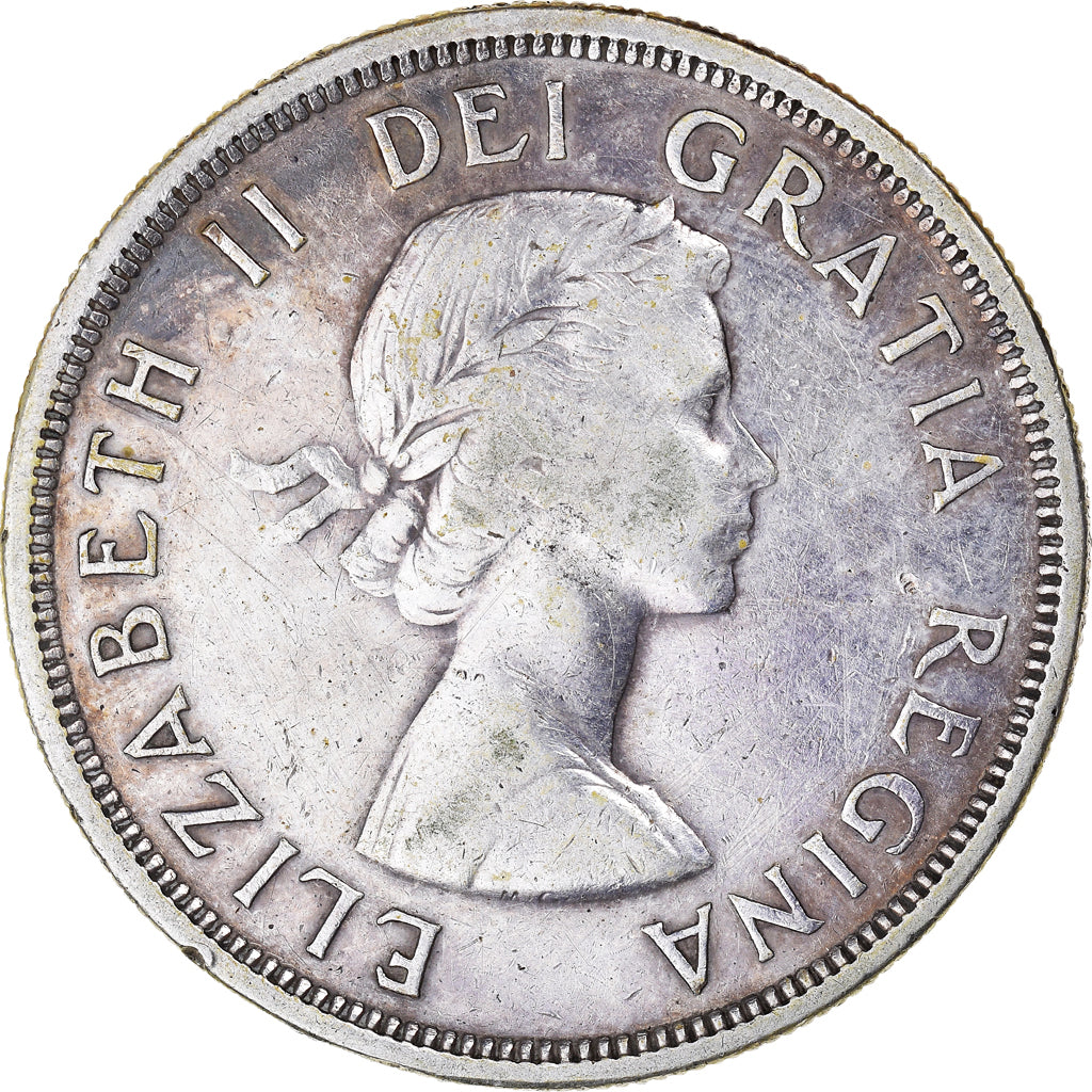 Coin, Canada, Dollar, 1953, Royal Canadian Mint, VF(30-35), Silver, KM:54