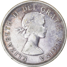 Coin, Canada, Dollar, 1953, Royal Canadian Mint, VF(30-35), Silver, KM:54