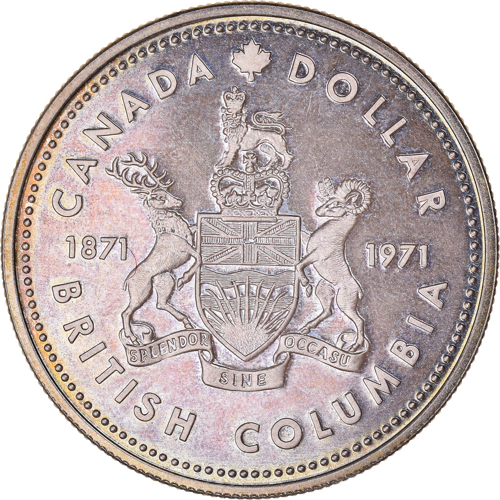 Coin, Canada, Elizabeth II, Dollar, 1971, Royal Canadian Mint, Ottawa