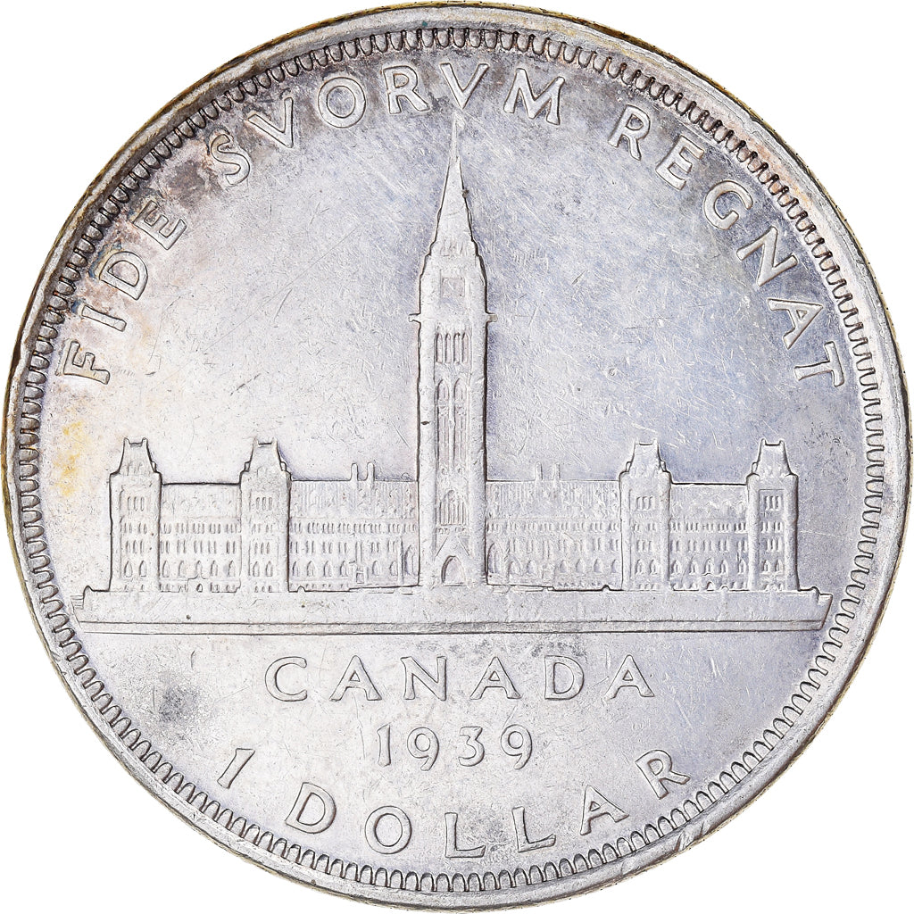 Moneta, Canada, George VI, Dollar, 1939, Royal Canadian Mint, Ottawa, BB