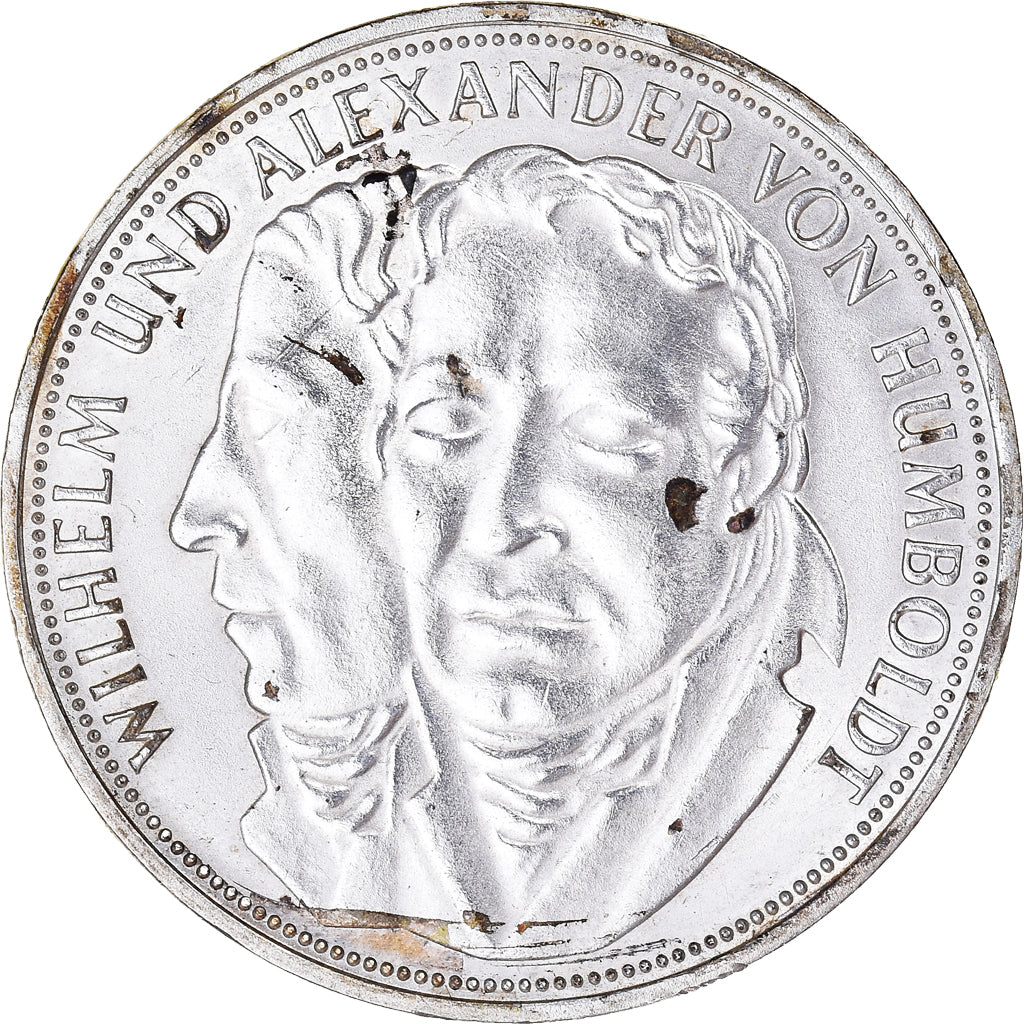 Coin, GERMANY - FEDERAL REPUBLIC, 5 Mark, 1967, Stuttgart, Germany, EF(40-45)