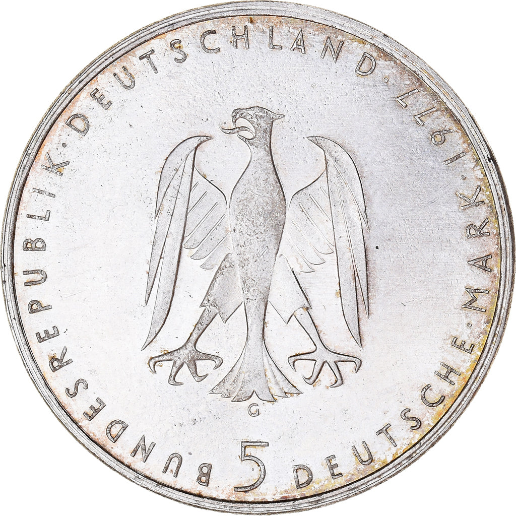 Monnaie, République fédérale allemande, 5 Mark, 1977, Karlsruhe, Germany