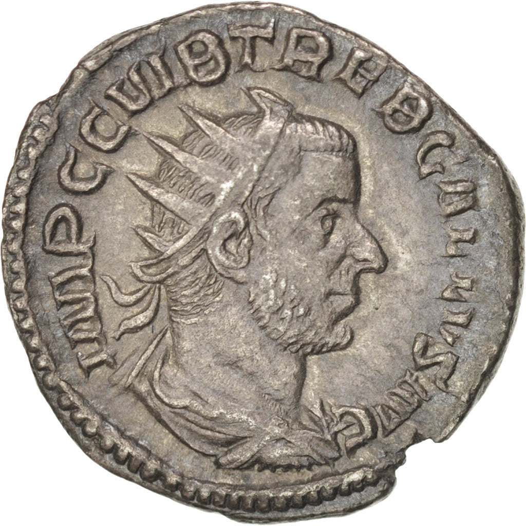 Coin, Trebonianus Gallus, Antoninianus, Rome, AU(50-53), Billon, RIC:72