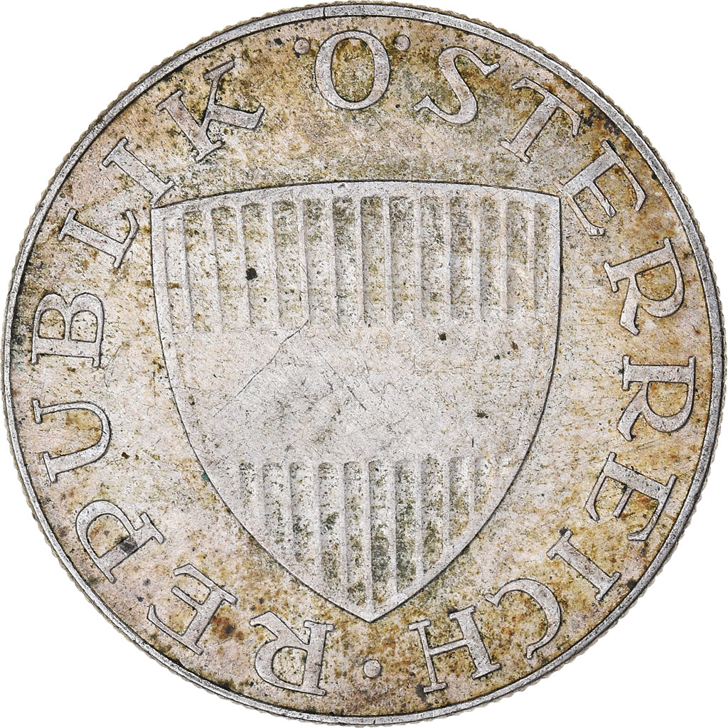 Coin, Austria, 10 Schilling, 1957, VF(20-25), Silver, KM:2882