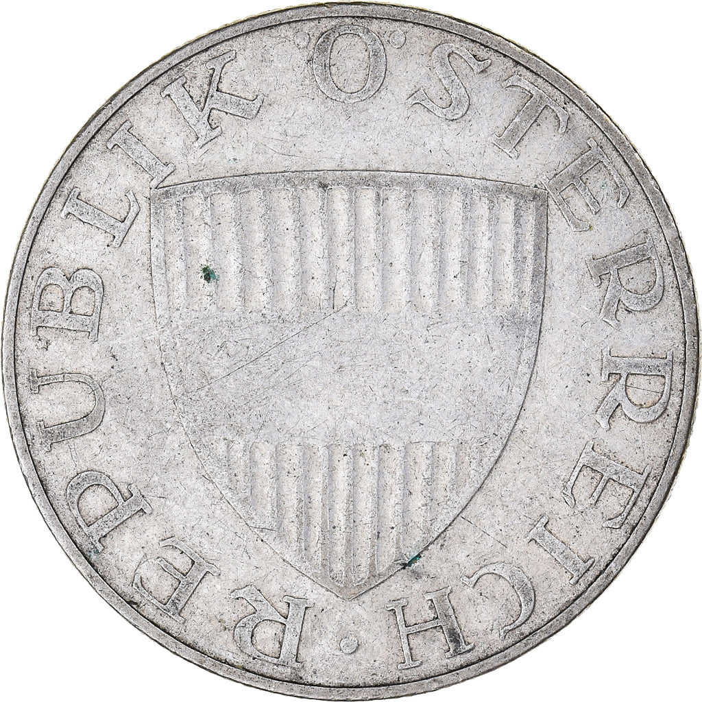 Moneta, Austria, 10 Schilling, 1957, VF(30-35), Srebro, KM:2882