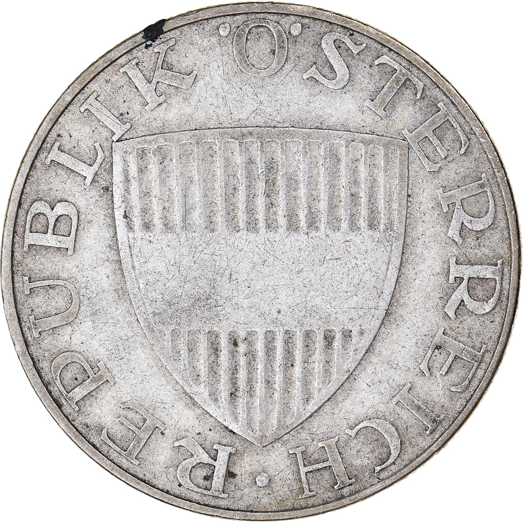 Coin, Austria, 10 Schilling, 1958, Vienne, VF(30-35), Silver, KM:2882