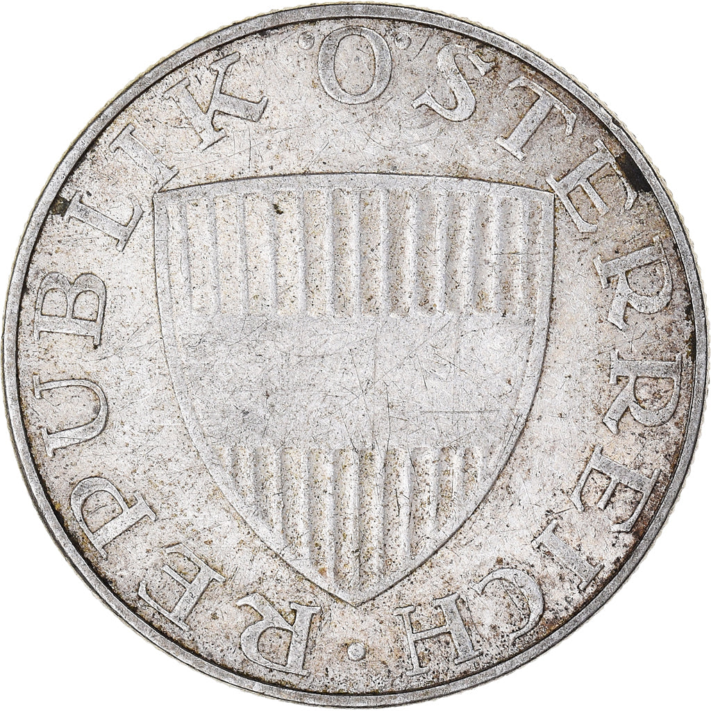 Coin, Austria, 10 Schilling, 1959, Vienna, VF(30-35), Silver, KM:2882