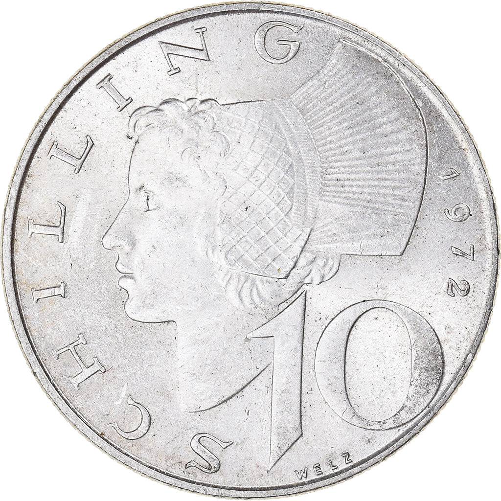 Coin, Austria, 10 Schilling, 1972, Vienne, AU(55-58), Silver, KM:2882
