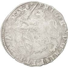 Coin, Spanish Netherlands, BRABANT, Escalin, 1624, Antwerp, EF(40-45), Silver