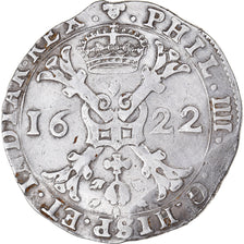 Munten, Lage Spaanse landen, BRABANT, Filip IV, Patagon, 1622, Brabant, ZF