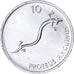 Coin, Slovenia, 10 Stotinov, 1992, AU(50-53), Aluminum, KM:7