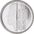 Coin, Netherlands, Beatrix, 25 Cents, 1991, MS(63), Nickel, KM:204