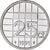 Monnaie, Pays-Bas, Beatrix, 25 Cents, 1991, SPL, Nickel, KM:204