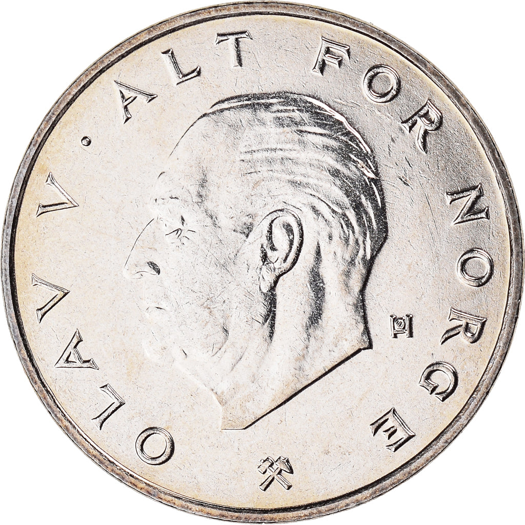 Monnaie, Norvège, Olav V, Krone, 1988, SUP, Cupro-nickel, KM:419