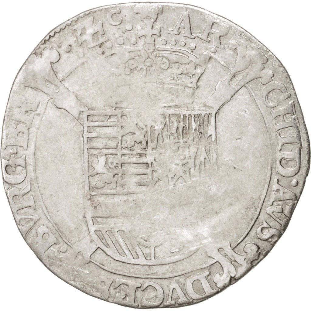 Coin, Spanish Netherlands, BRABANT, Escalin, Undated, Brabant, VF(30-35)