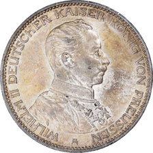 Monnaie, Etats allemands, PRUSSIA, Wilhelm II, 3 Mark, 1914, Berlin, TTB+