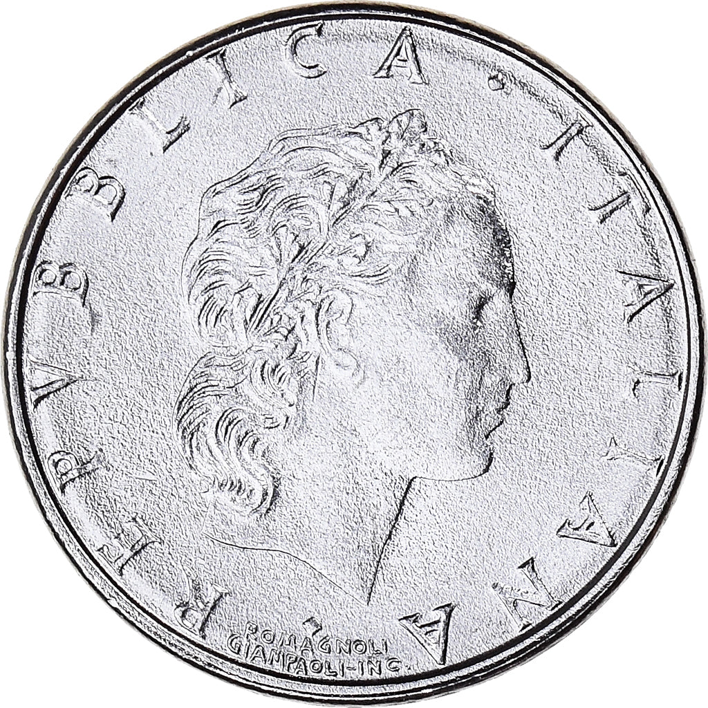Coin, Italy, 50 Lire, 1994, Rome, MS(64), Stainless Steel, KM:95.2