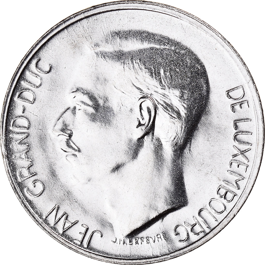 Coin, Luxembourg, Jean, 10 Francs, 1980, MS(60-62), Nickel, KM:57