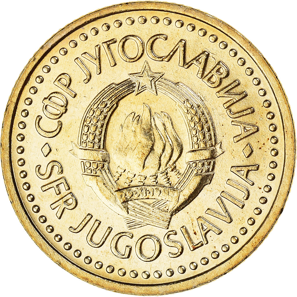 Moneta, Iugoslavia, 2 Dinara, 1983, SPL, Nichel-ottone, KM:87