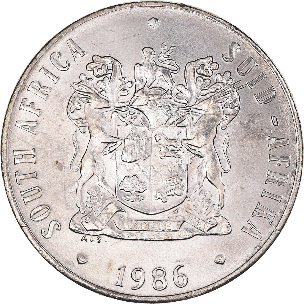 Münze, Südafrika, 50 Cents, 1986, VZ+, Nickel, KM:87