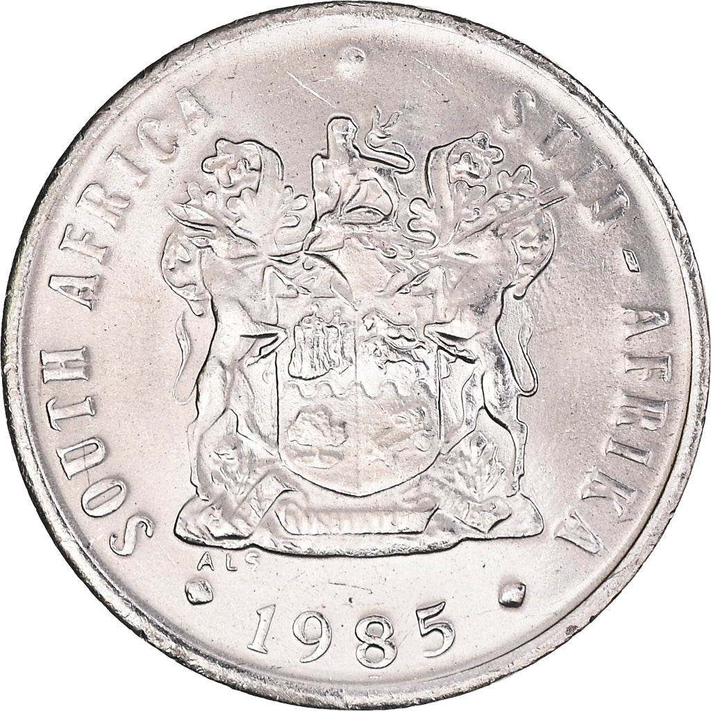 Moneta, Sudafrica, 10 Cents, 1985, SPL, Nichel, KM:85