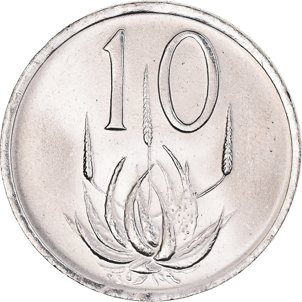 Moneta, Sudafrica, 10 Cents, 1985, SPL, Nichel, KM:85