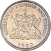 Münze, TRINIDAD & TOBAGO, 10 Cents, 1990, UNZ, Kupfer-Nickel, KM:31