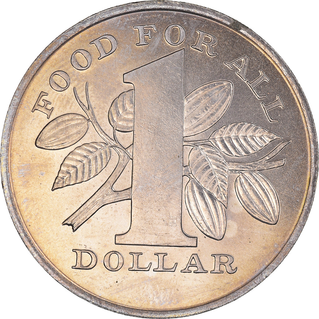 Coin, TRINIDAD & TOBAGO, Dollar, 1979, MS(60-62), Copper-nickel, KM:38
