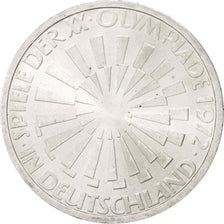 Monnaie, République fédérale allemande, 10 Mark, 1972, Hamburg, SPL, Argent