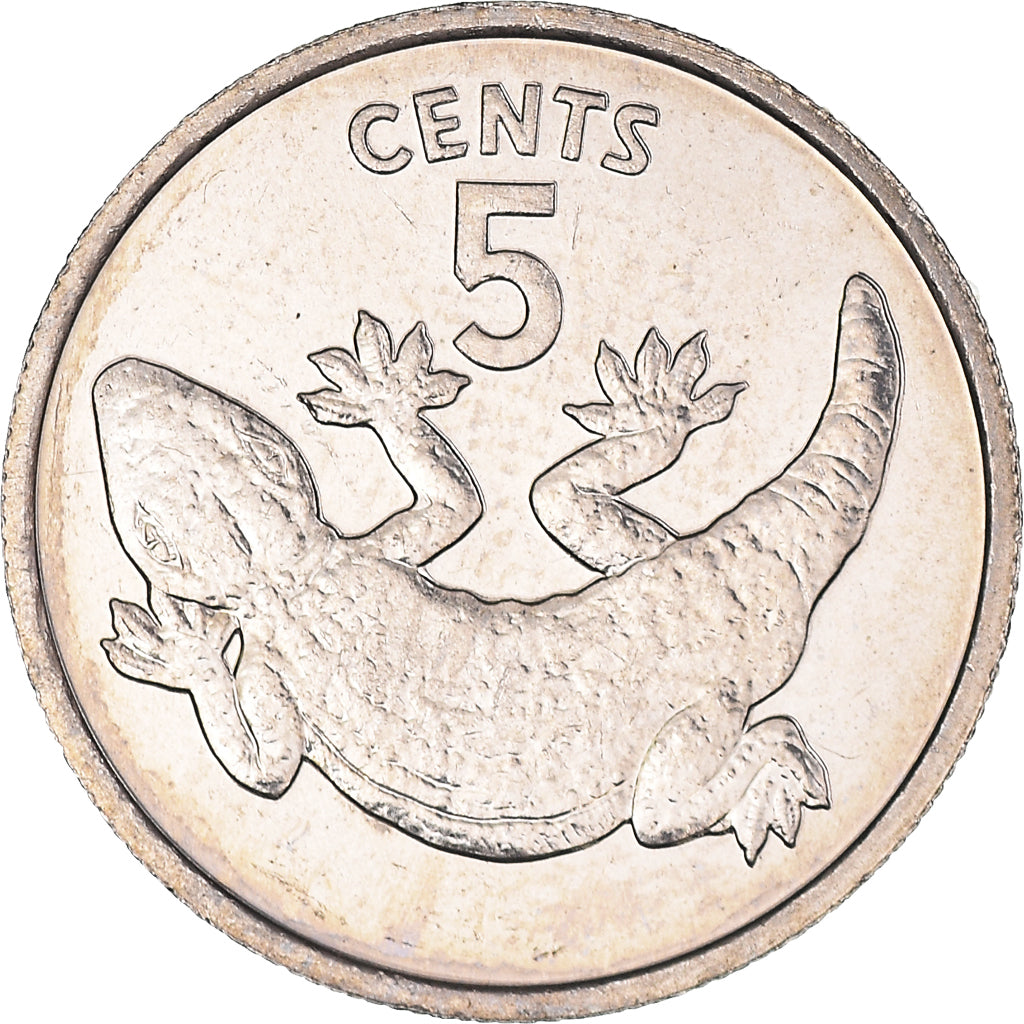 Coin, Kiribati, 5 Cents, 1979, British Royal Mint, MS(60-62), Copper-nickel
