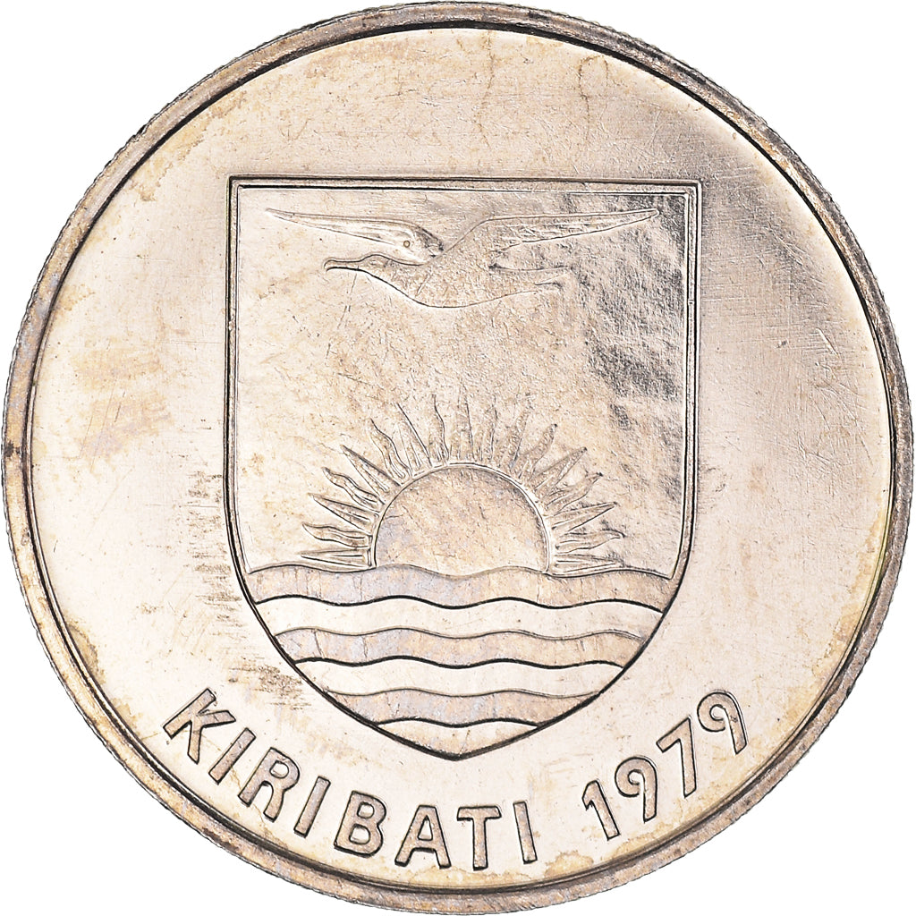 Coin, Kiribati, 10 Cents, 1979, British Royal Mint, MS(63), Copper-nickel, KM:4