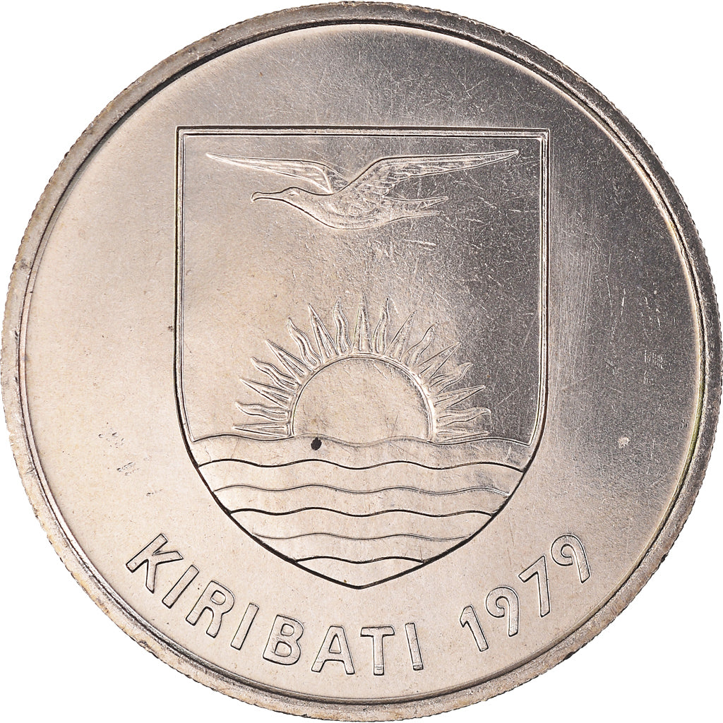Münze, Kiribati, 50 Cents, 1979, British Royal Mint, UNZ, Kupfer-Nickel, KM:6