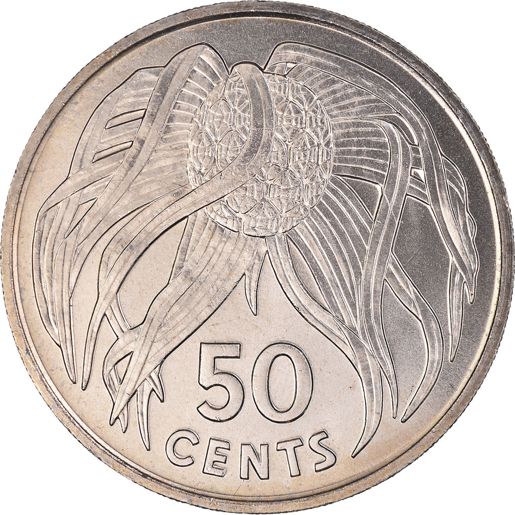 Münze, Kiribati, 50 Cents, 1979, British Royal Mint, UNZ, Kupfer-Nickel, KM:6