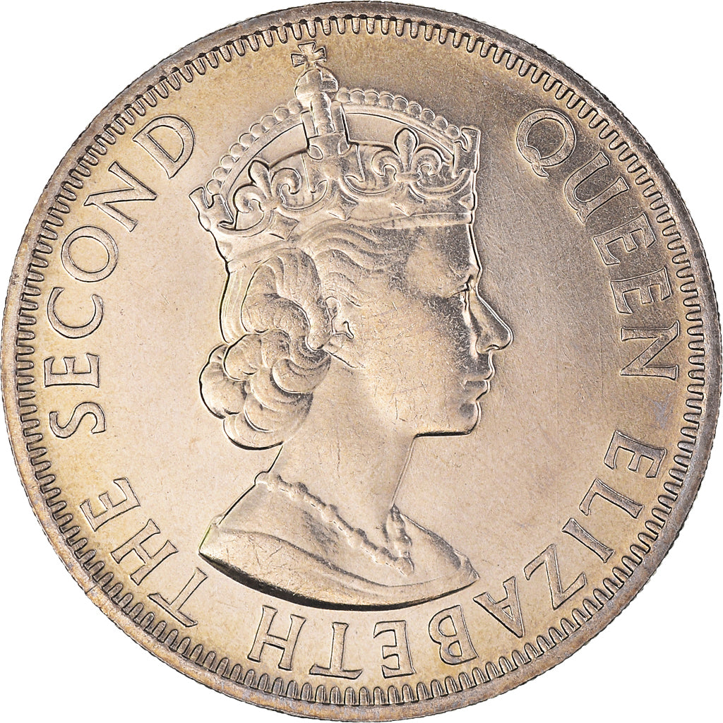 Coin, Belize, 50 Cents, 1979, MS(64), Copper-nickel, KM:37