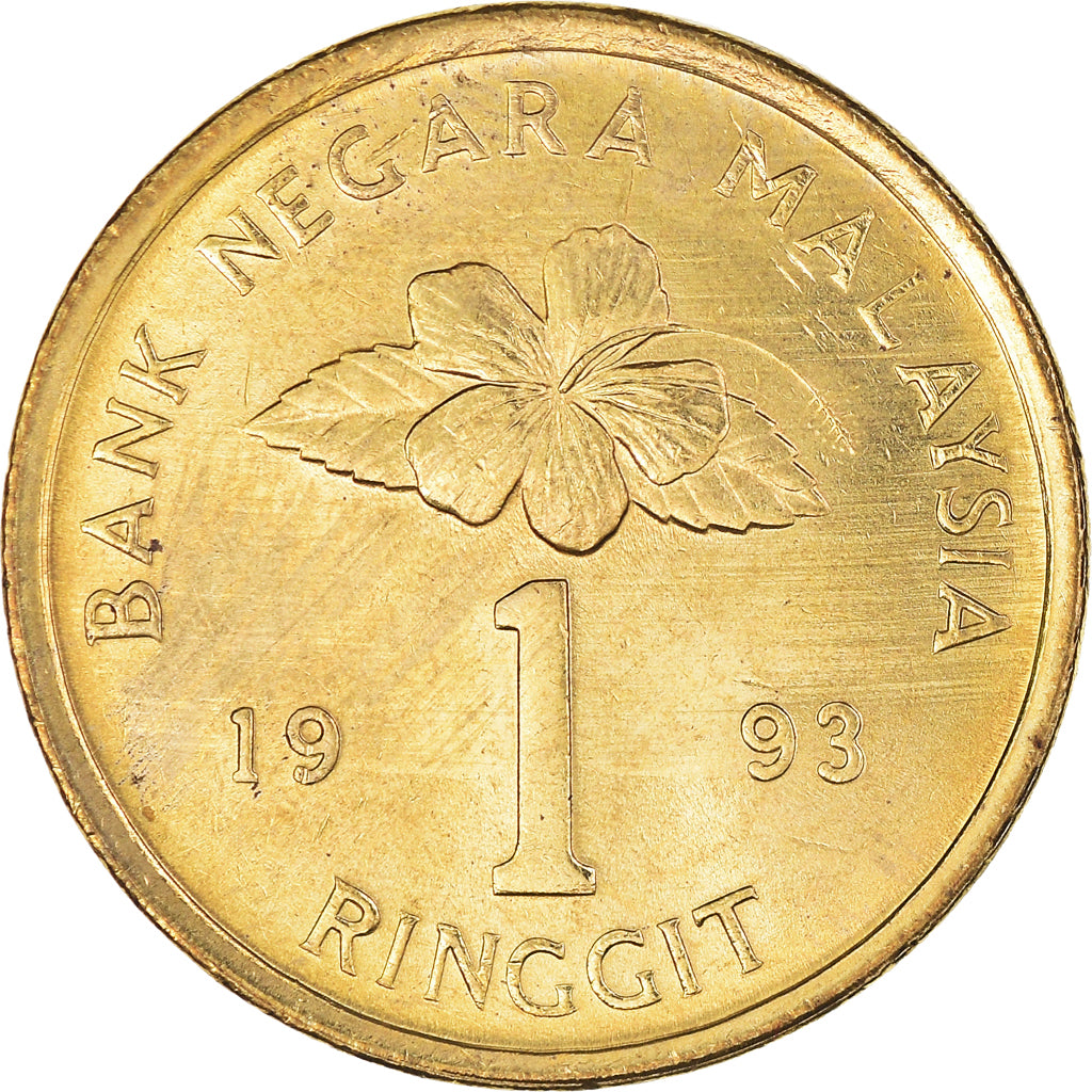 Moneta, Malesia, Ringgit, 1993, SPL, Alluminio-bronzo, KM:54