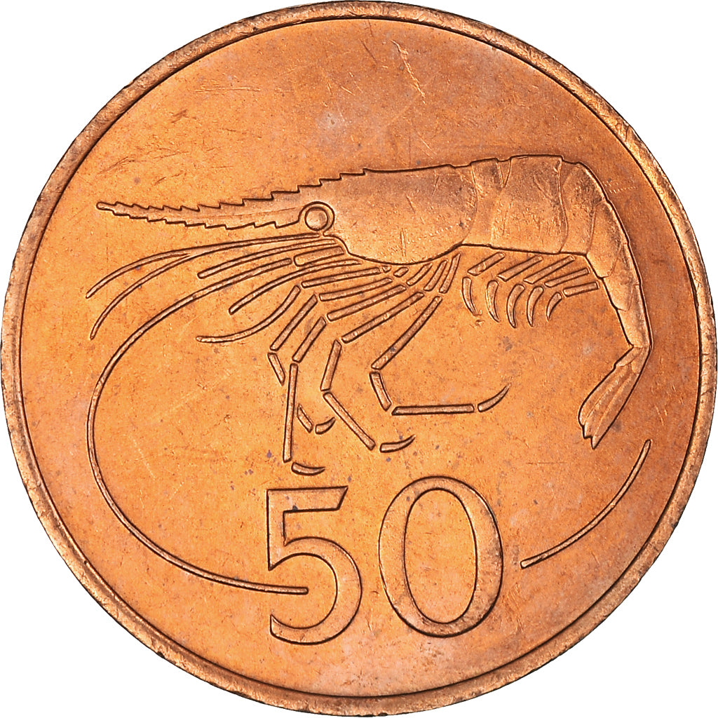 Coin, Iceland, 50 Aurar, 1981, AU(55-58), Bronze, KM:26