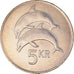 Coin, Iceland, 5 Kronur, 1984, AU(55-58), Copper-nickel, KM:28