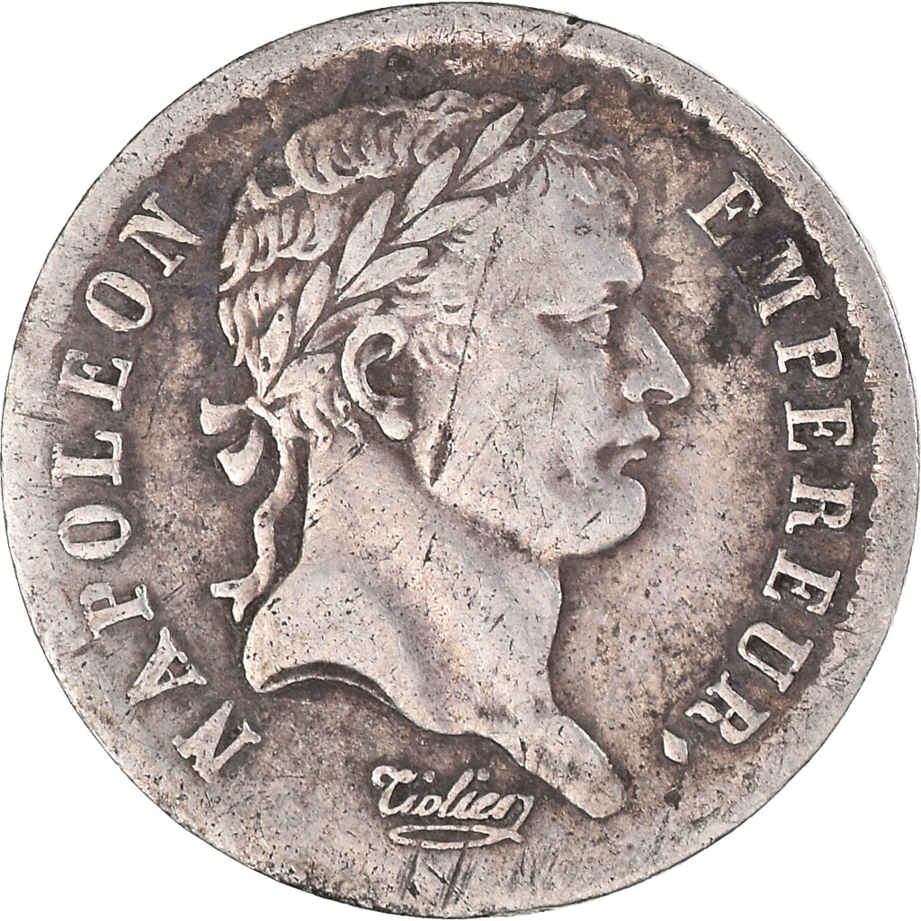 Coin, France, Napoléon I, 1/2 Franc, 1808, Strasbourg, VF(30-35), Silver