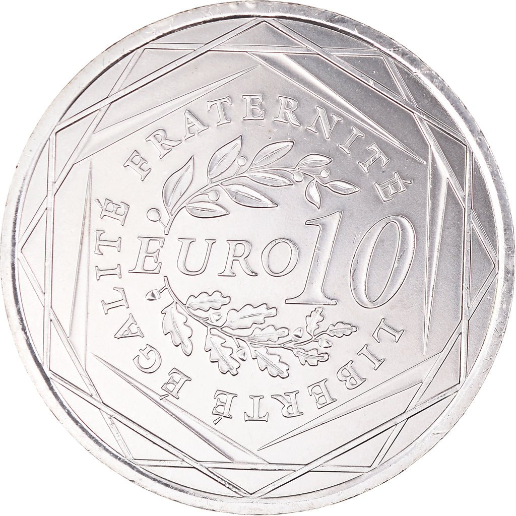 France, 10 Euro, 2009, MS(64), Silver, Gadoury:EU337, KM:1580