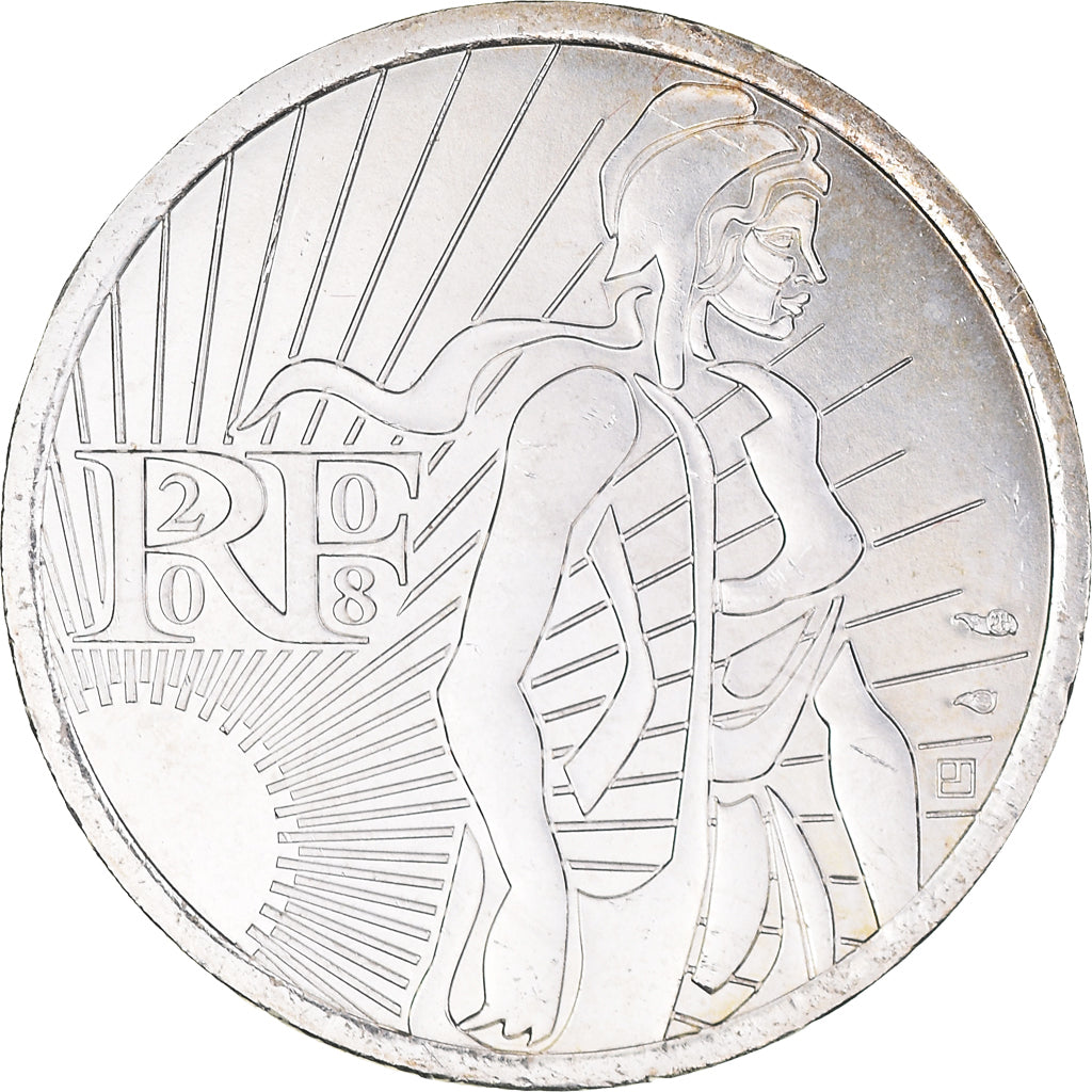 Francia, 5 Euro, 2008, SPL+, Argento, Gadoury:EU287, KM:1534